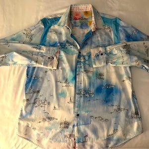 Robert Graham “Limited Edition” (Italian Coast?) Shirt XL #30 of 212